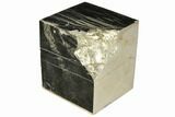 Bargain, Shiny, Natural Pyrite Cube - Navajun, Spain #118281-1